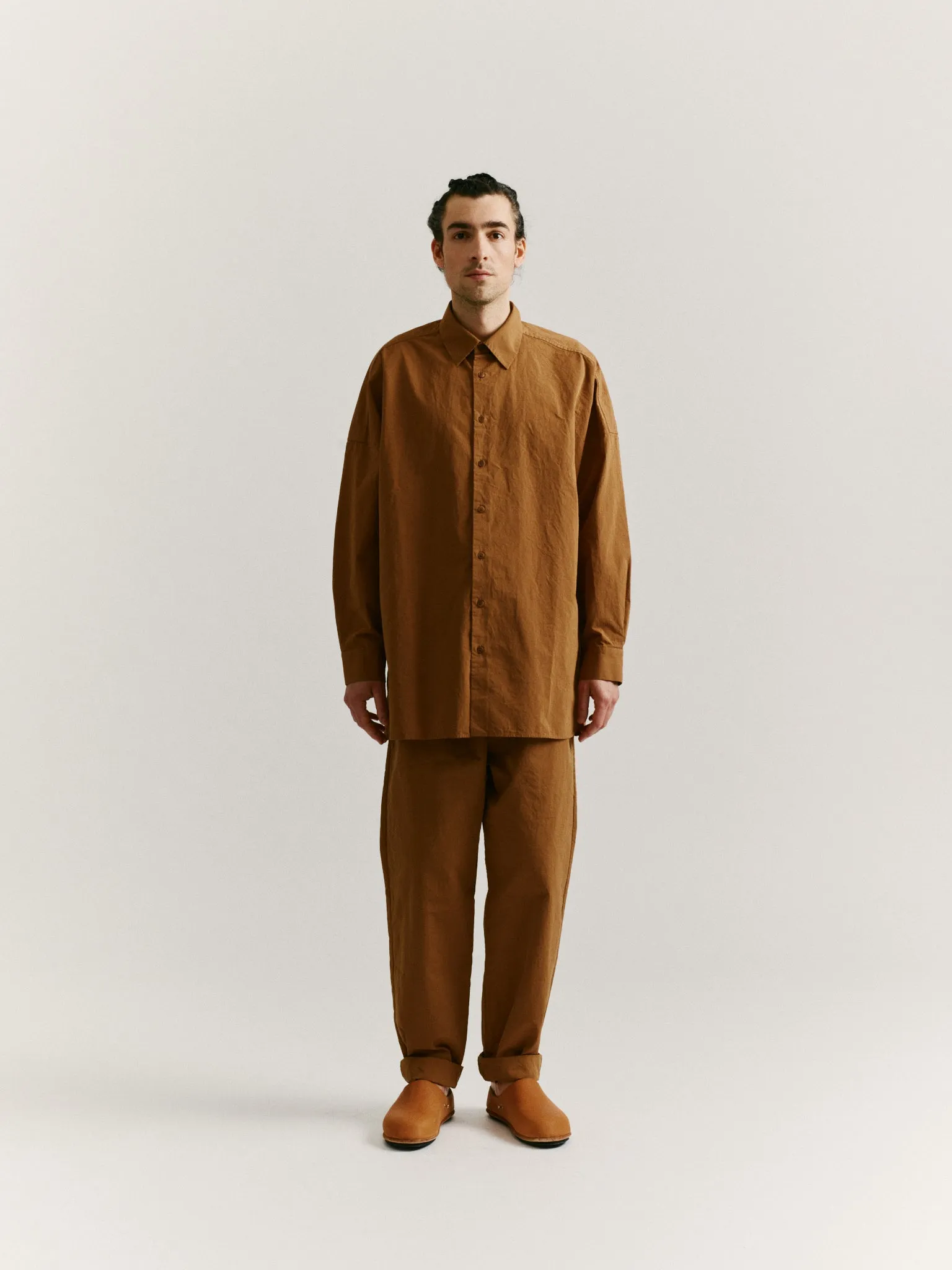 SAINT LOUIS SHIRT _ PAPER COT - ALMOND sold by Casey Casey product image thumbnail 2