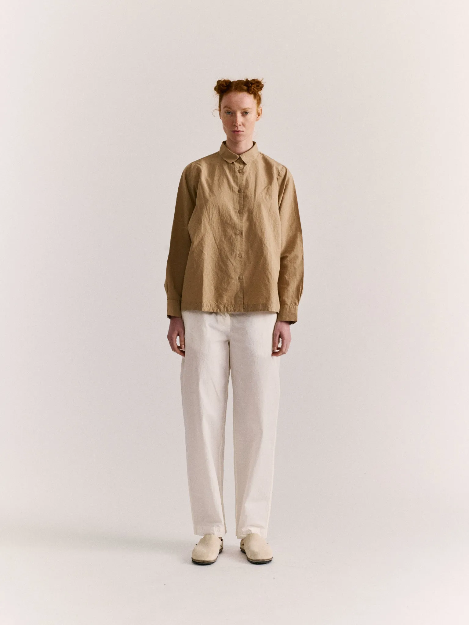 ALIX SHIRT - LIN COT - SAND sold by Casey Casey Womens product image thumbnail 3