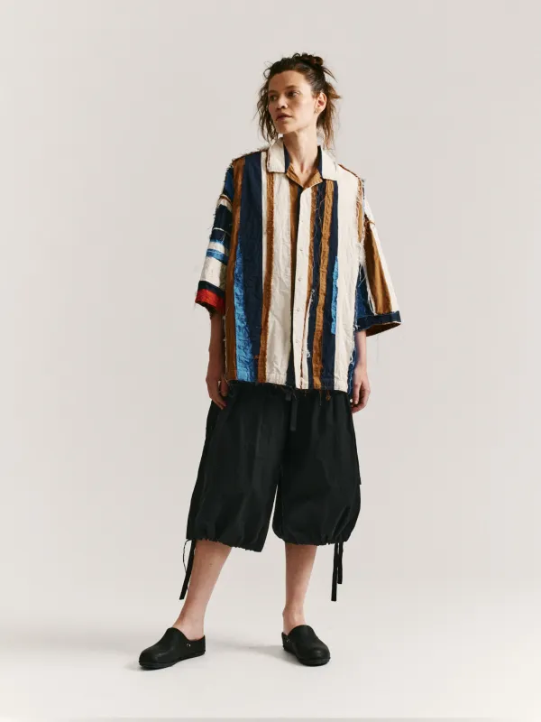 APRIL SHIRT - STRIPE PATCHWORK - AS IS sold by Casey Casey Womens