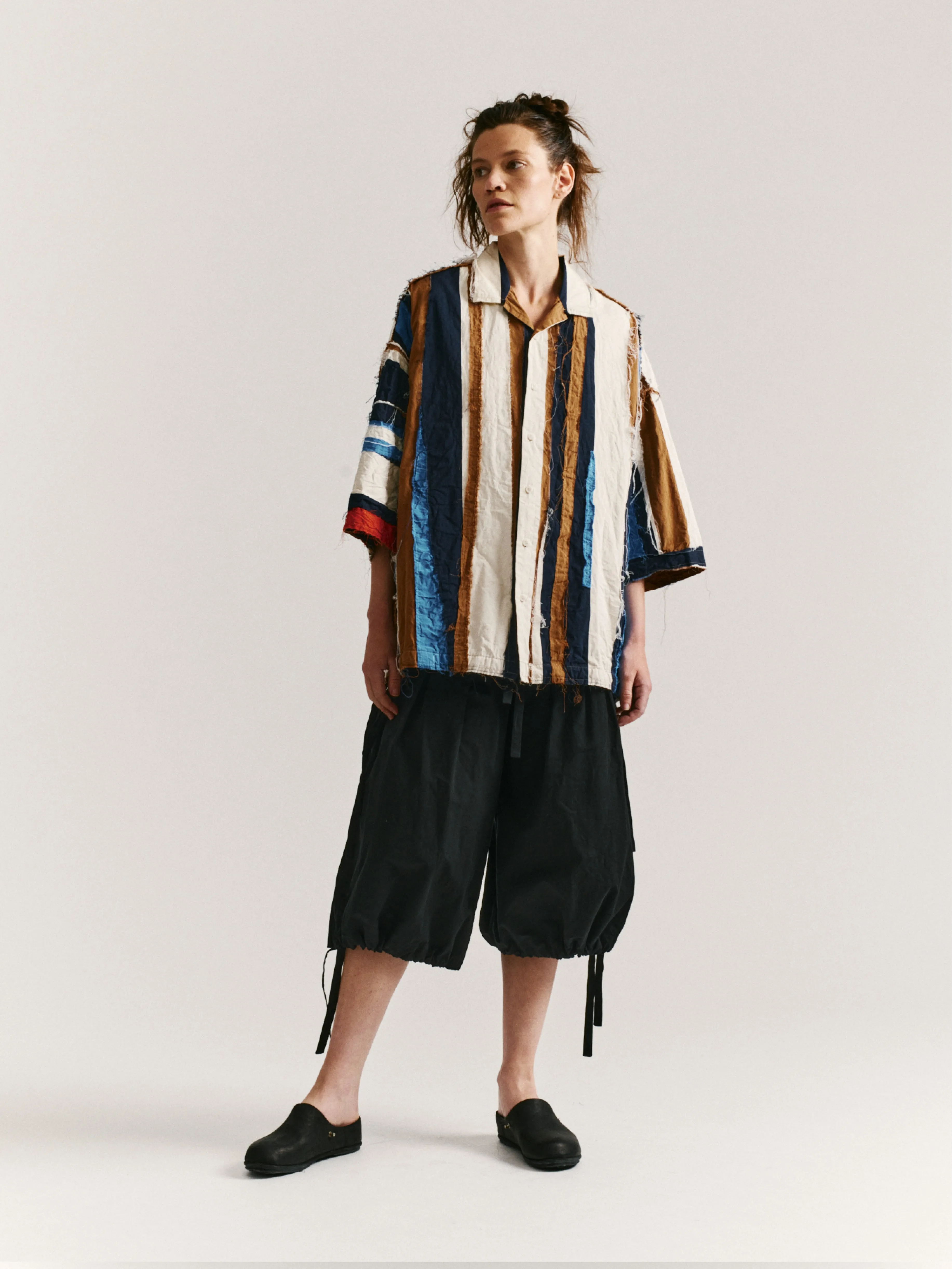 APRIL SHIRT - STRIPE PATCHWORK - AS IS sold by Casey Casey