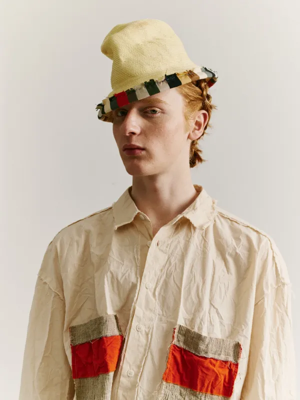 HAMNET SHIRT POCKET PATCHWORK - AS IS sold by Casey Casey Womens