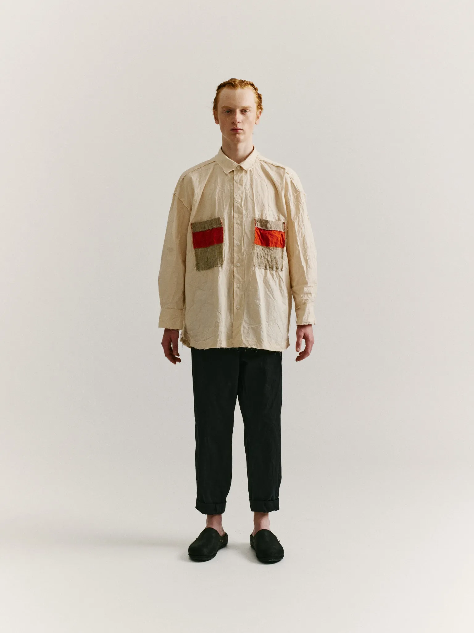 HAMNET SHIRT POCKET PATCHWORK - AS IS sold by Casey Casey Womens product image thumbnail 2