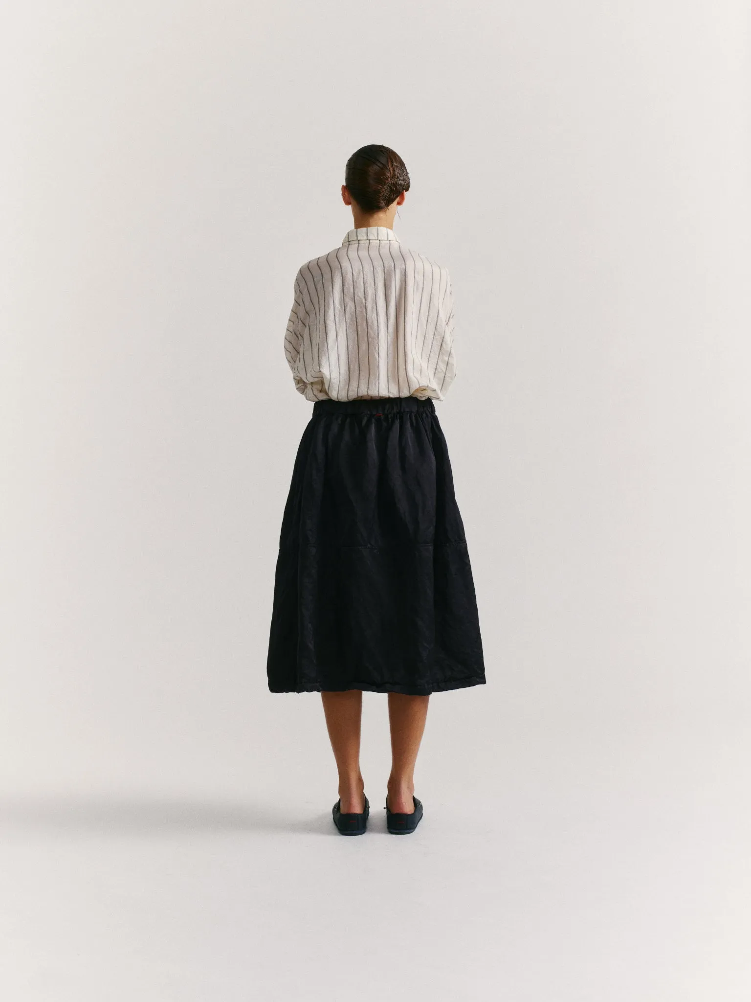 PUFFY SKIRT - SATIN - NIGHT sold by Casey Casey Womens product image thumbnail 4