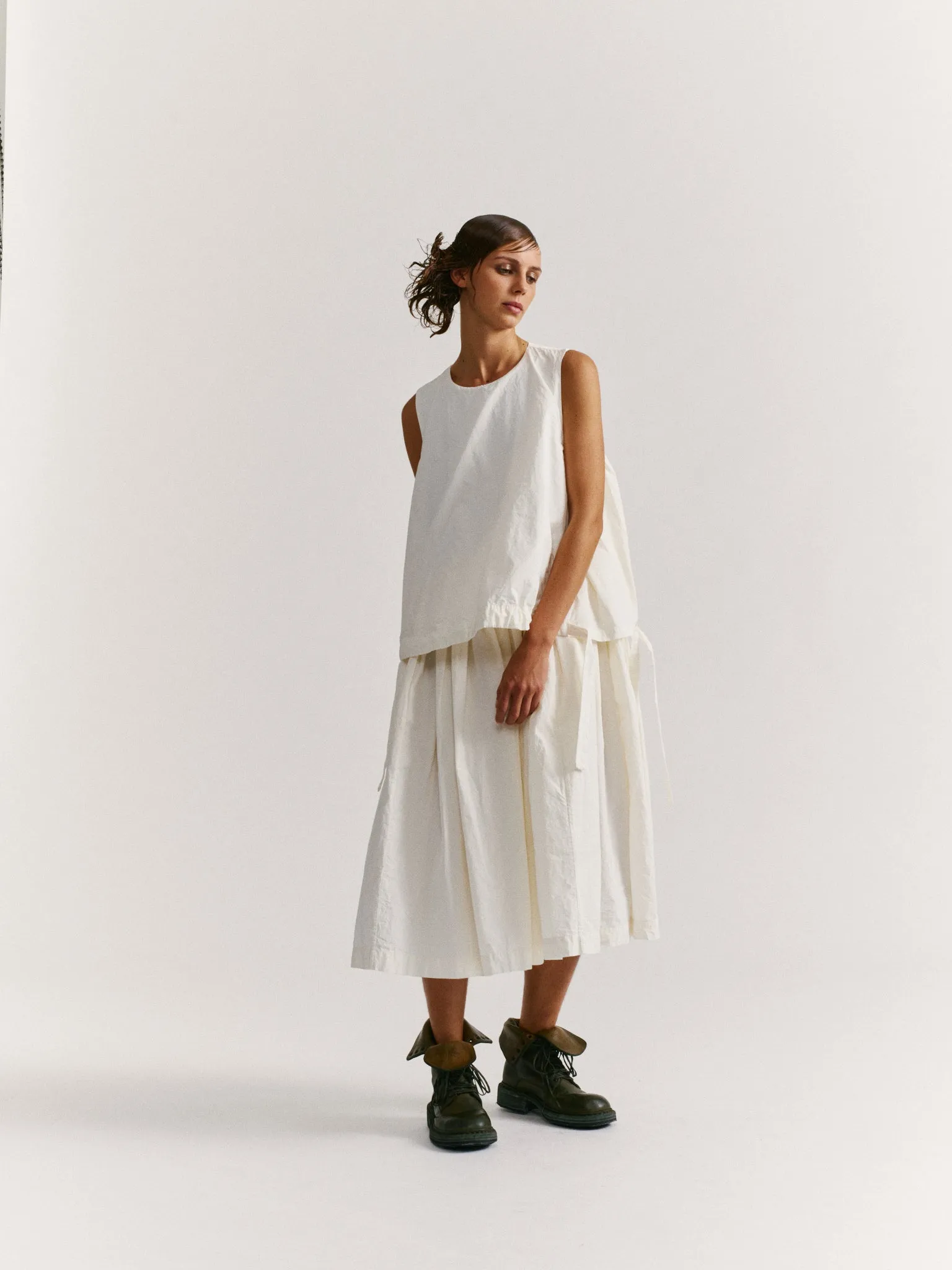ASTRID DRESS - PAPER COT - OFF WHITE sold by Casey Casey Womens product image thumbnail 4