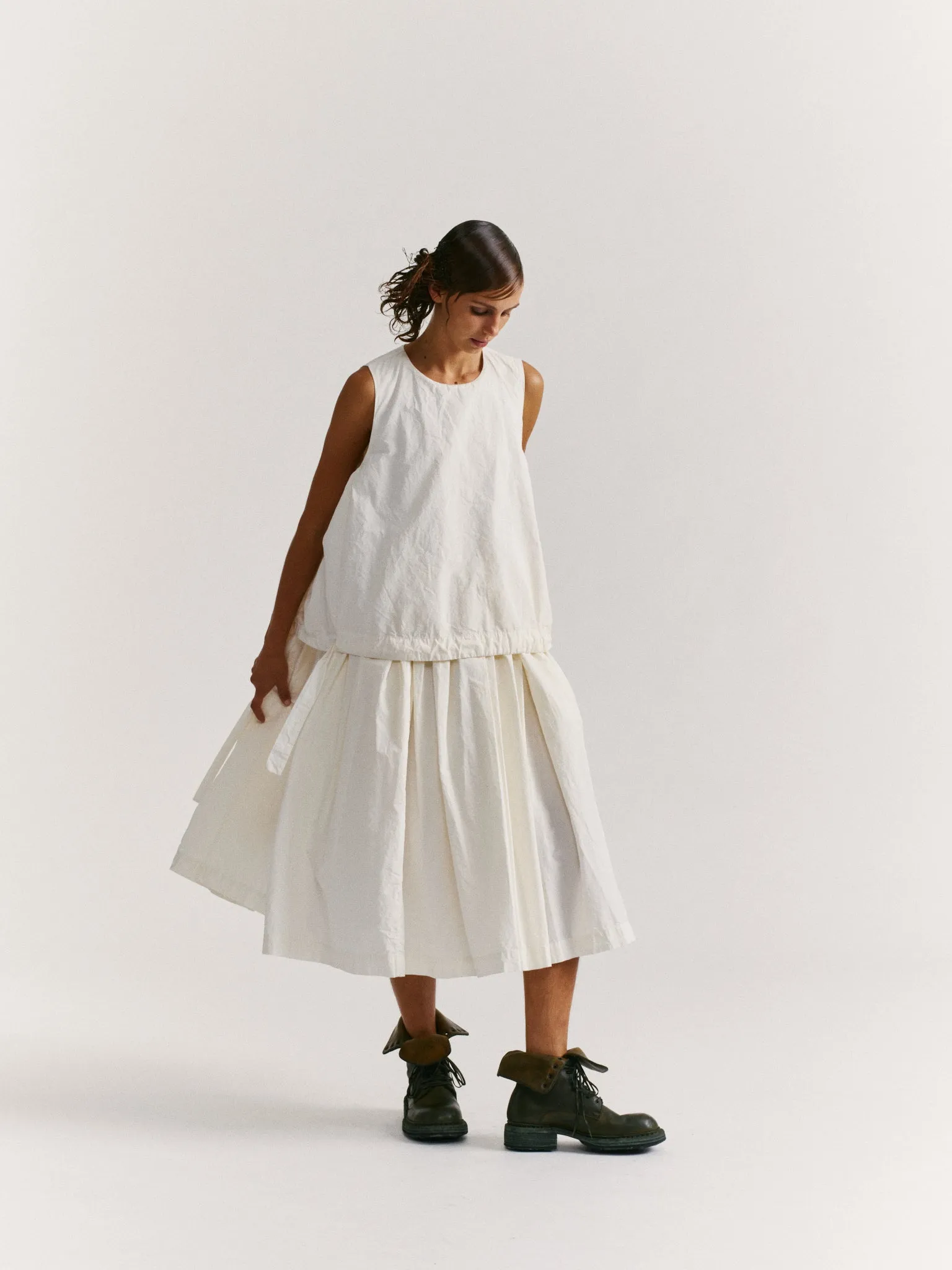ASTRID DRESS - PAPER COT - OFF WHITE sold by Casey Casey Womens product image thumbnail 2