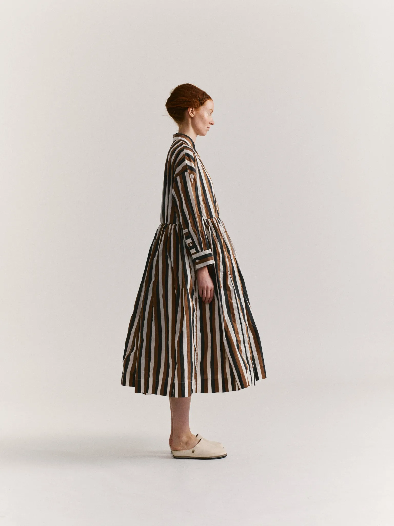 STEPHANIE DRESS - TAFFETA STRIPE - AS IS sold by Casey Casey product image thumbnail 5
