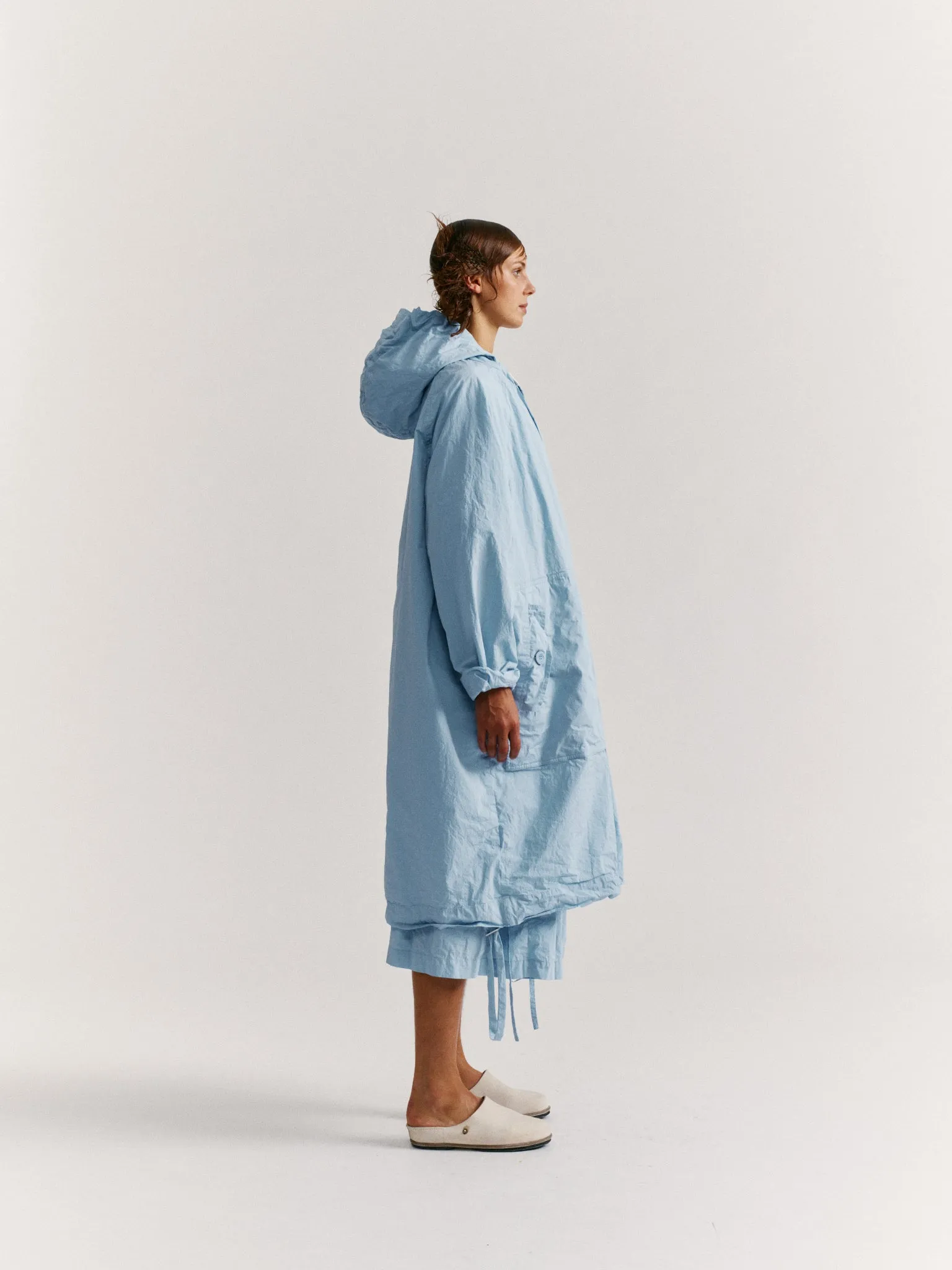 LIEGE PARKA - TAFFETA - SKY BLU sold by Casey Casey Womens product image thumbnail 3