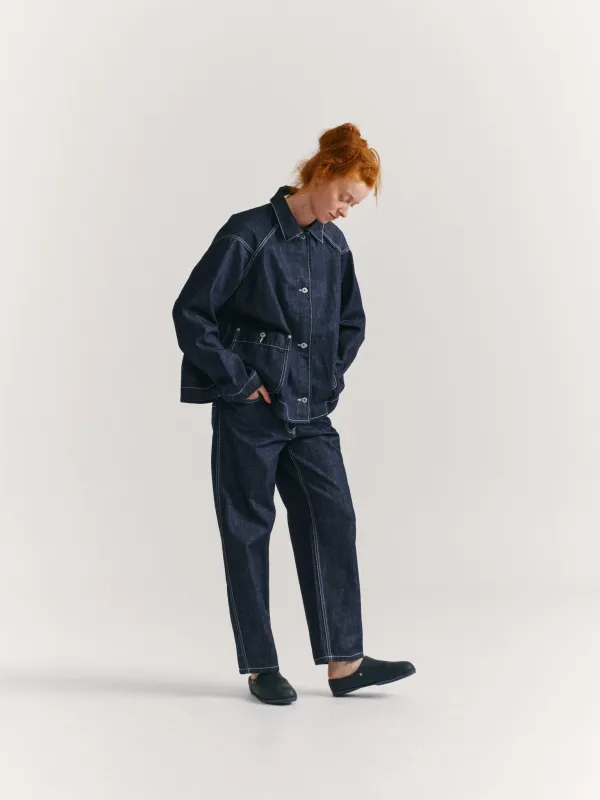 PAULO DENIM PANT - DENIM - INDIGO made by Casey Casey