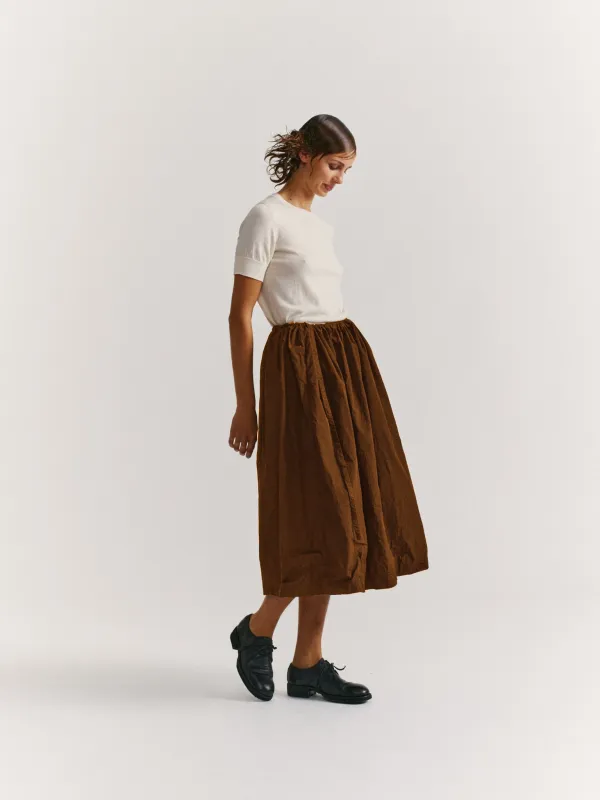 SQUARE SKIRT - TAFFETA - GINGER sold by Casey Casey Womens