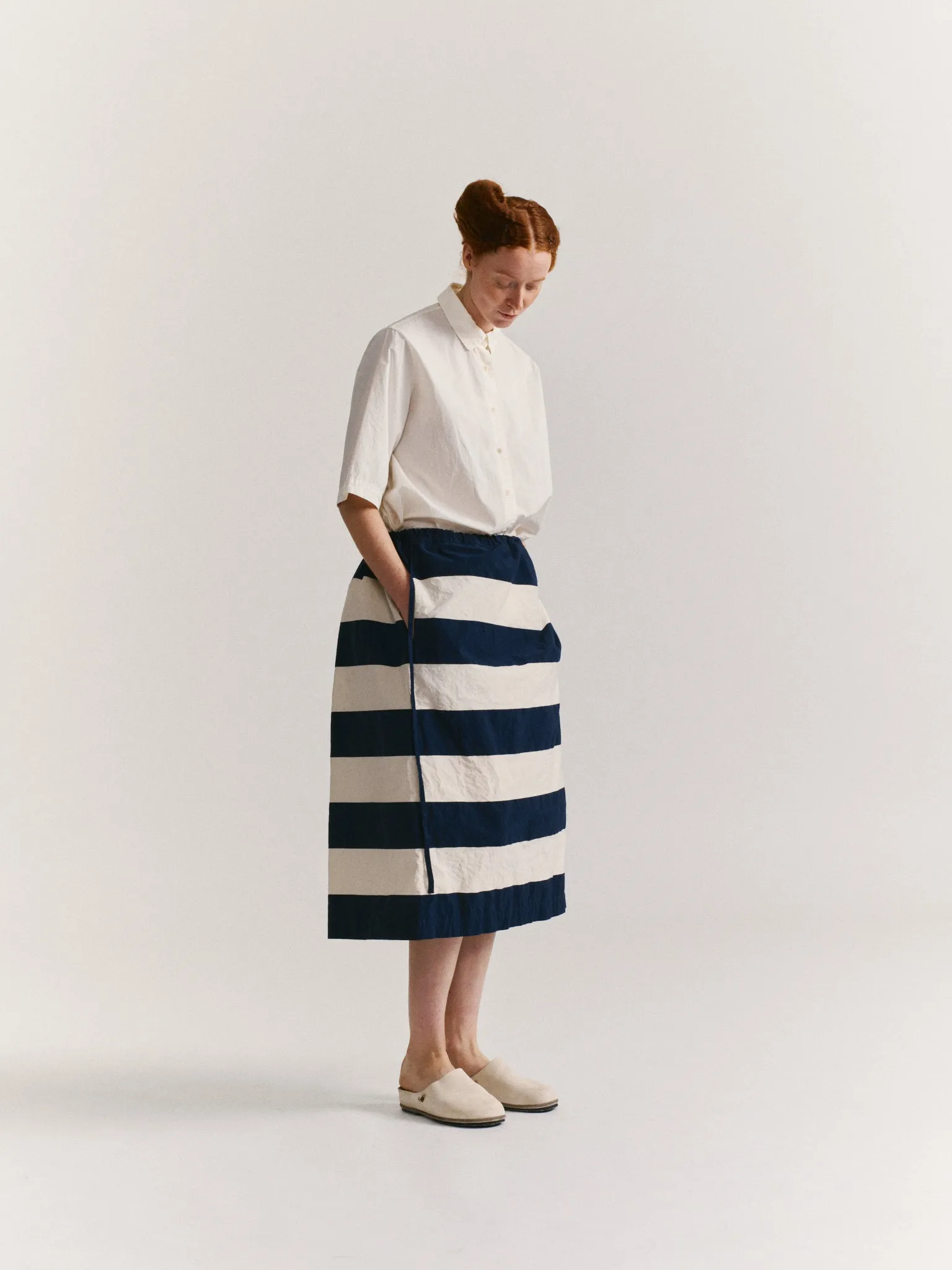 SQUARE SKIRT - BABA STRIPES - STRIPE sold by Casey Casey