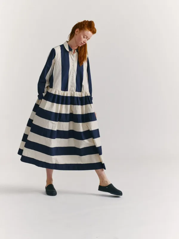 JUPITER DRESS - BABA STRIPES - STRIPES sold by Casey Casey Womens