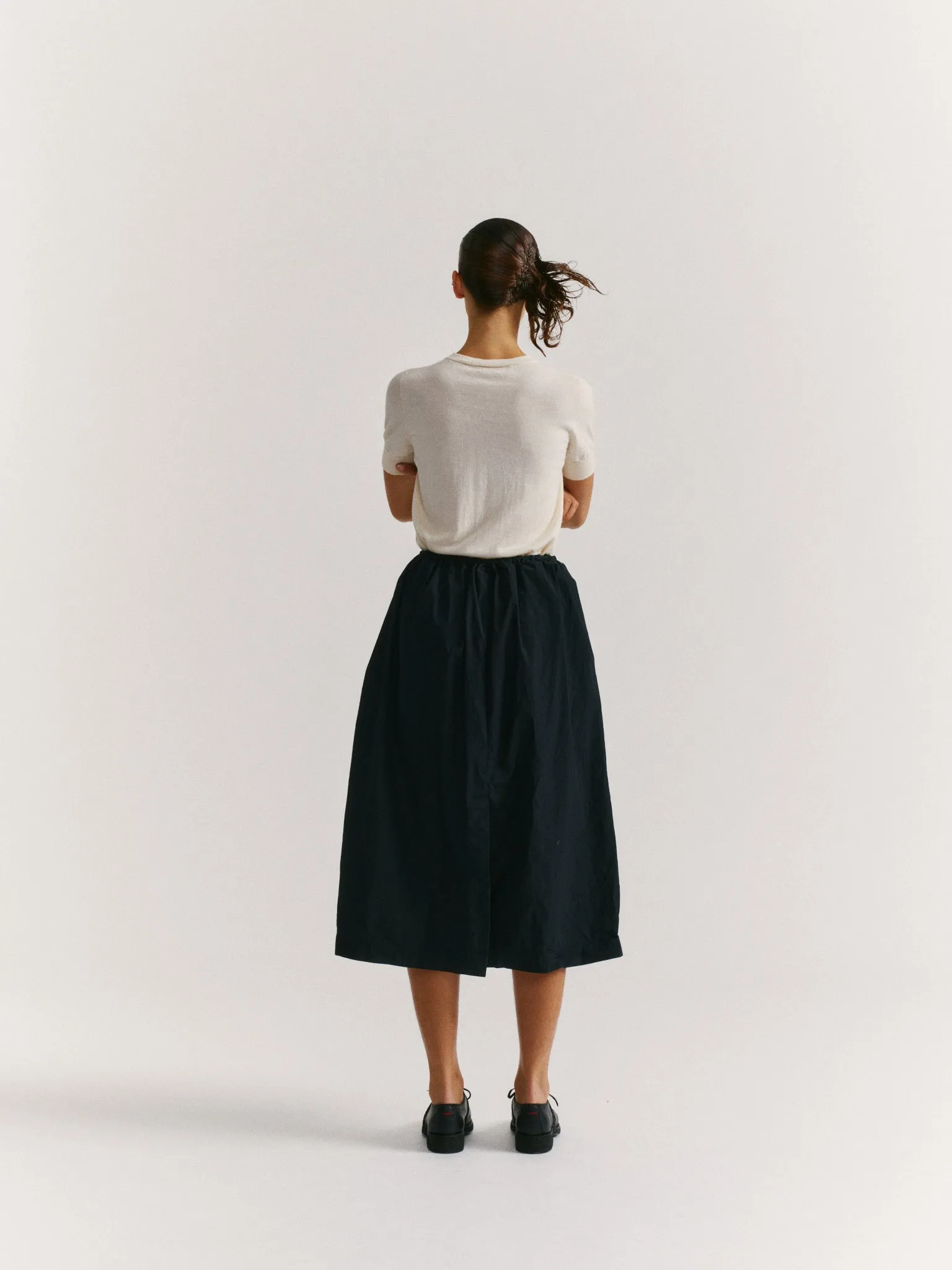 SQUARE SKIRT - TAFFETA - BLACK sold by Casey Casey Womens product image thumbnail 4