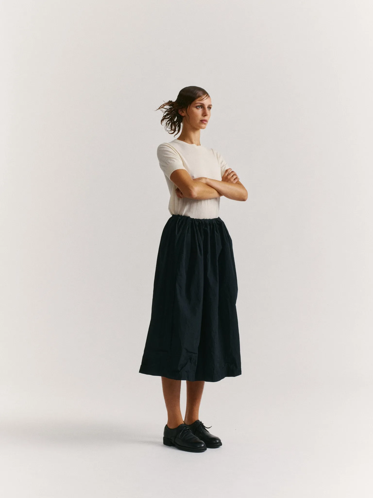 SQUARE SKIRT - TAFFETA - BLACK sold by Casey Casey Womens product image thumbnail 2