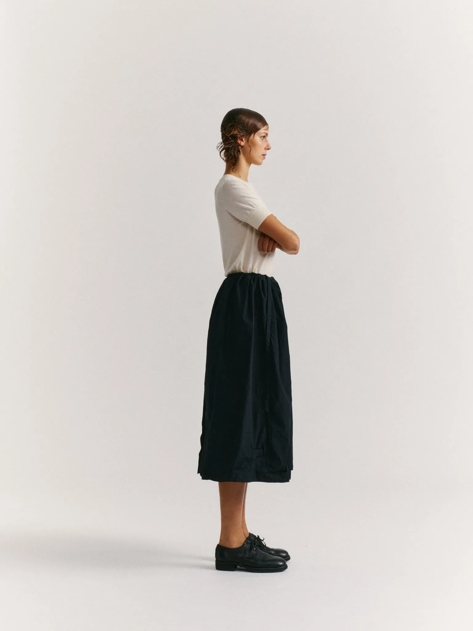 SQUARE SKIRT - TAFFETA - BLACK sold by Casey Casey Womens product image thumbnail 3