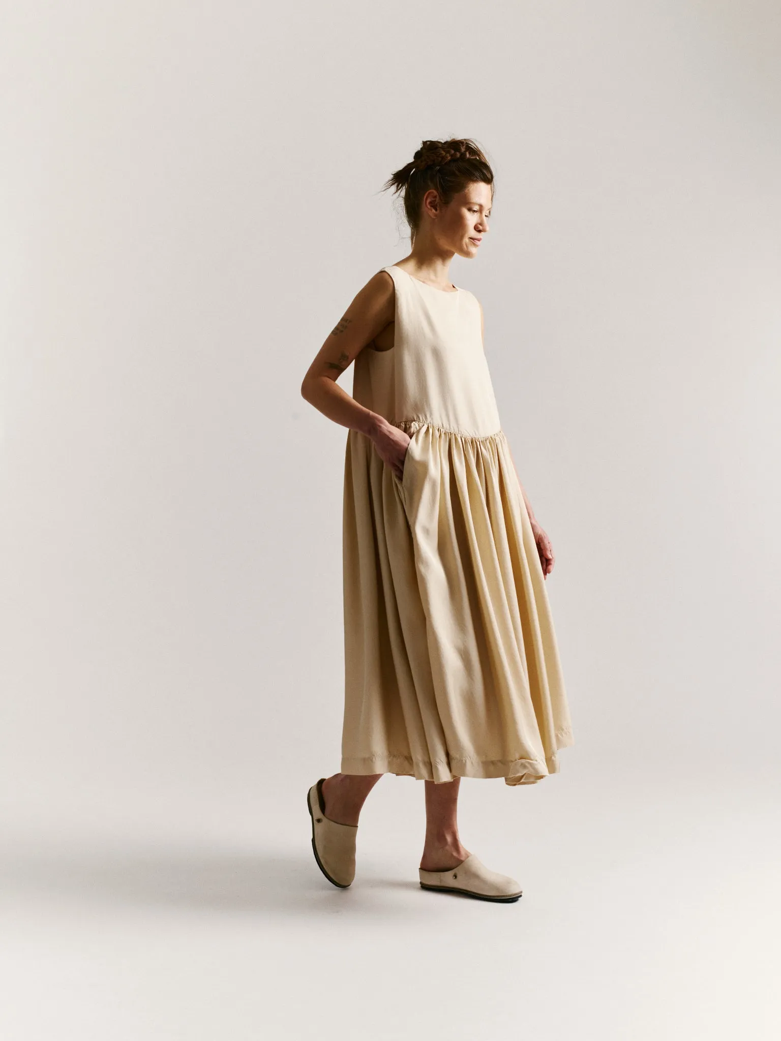POMME DRESS - TULIPY - CREAM sold by Casey Casey product image thumbnail 5