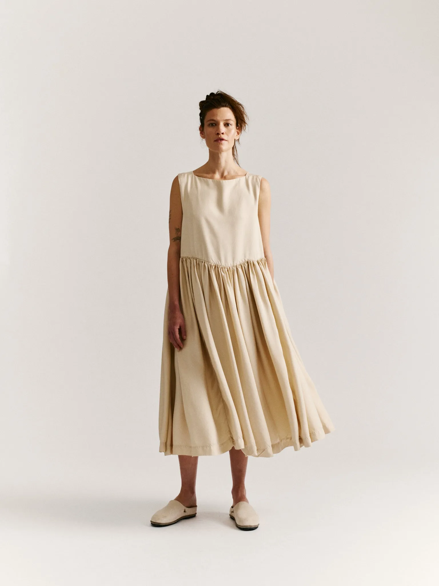 POMME DRESS - TULIPY - CREAM sold by Casey Casey product image thumbnail 2