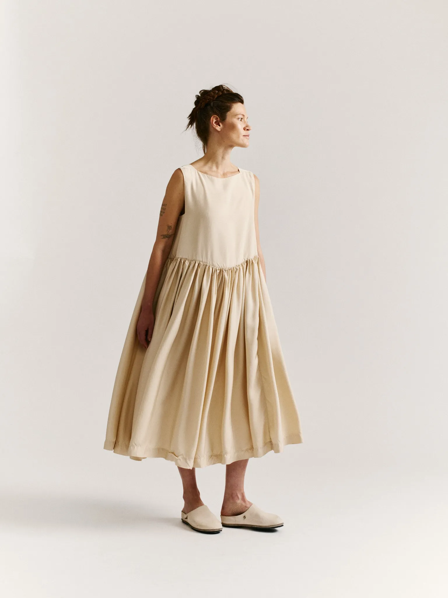 POMME DRESS - TULIPY - CREAM sold by Casey Casey