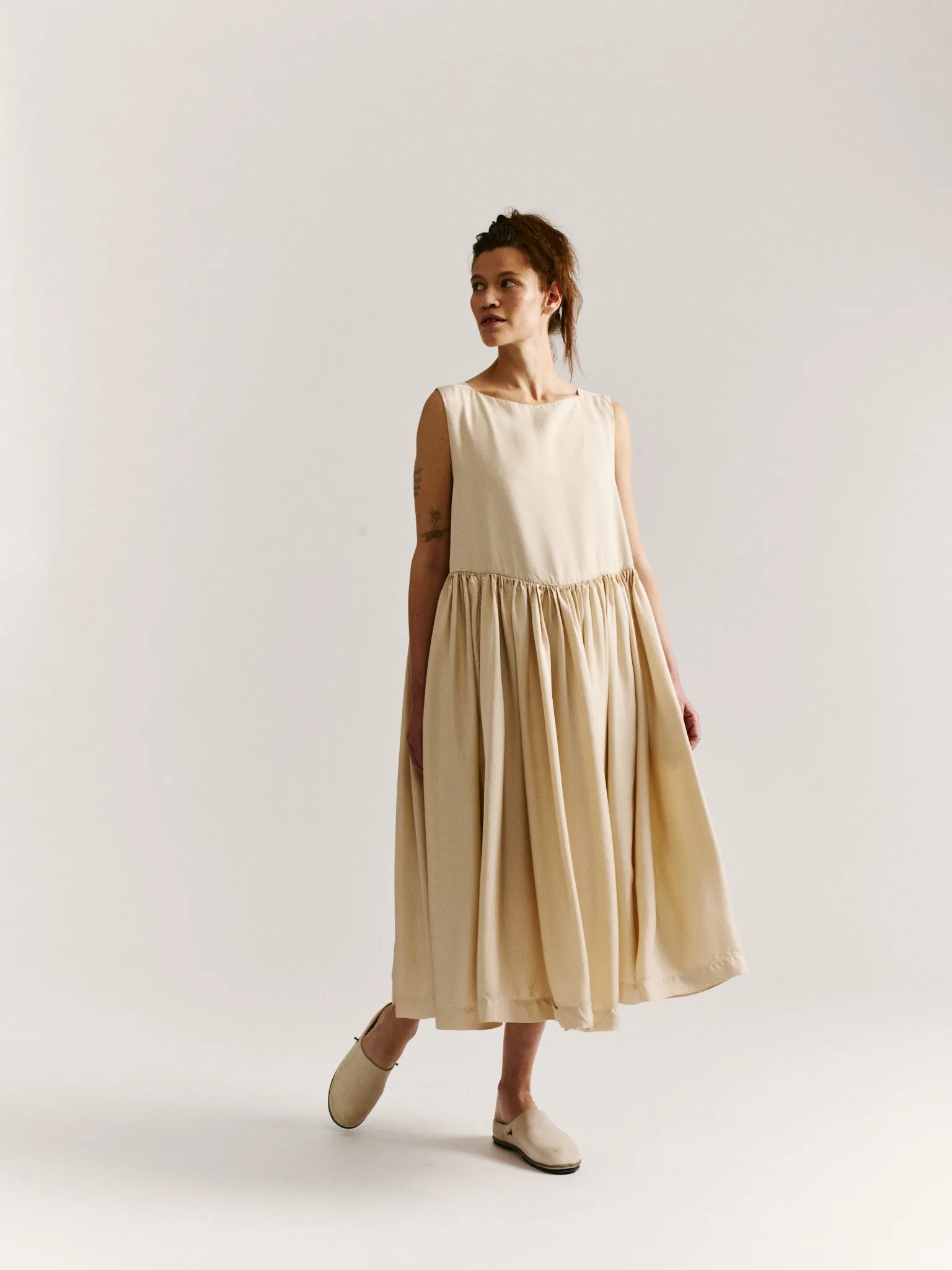 POMME DRESS - TULIPY - CREAM sold by Casey Casey product image thumbnail 3
