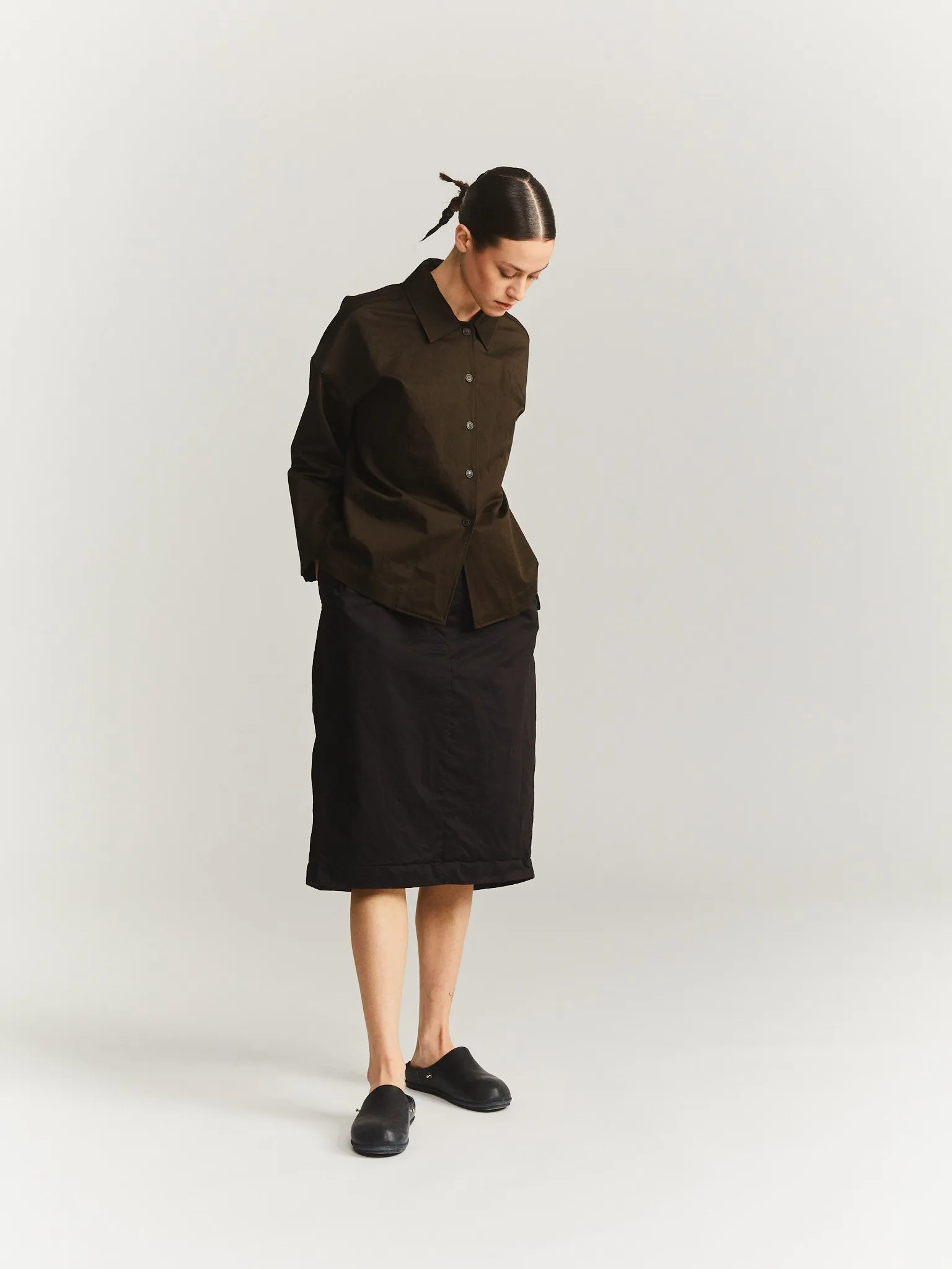 JULIETTE SHIRT - SAT - DARK KHAKI sold by Casey Casey Womens product image thumbnail 2