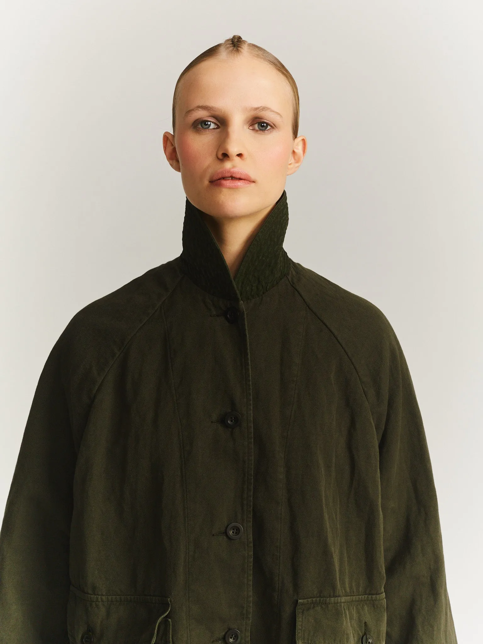 MATHILDE JACKET - BIG 2/2 - DARK KHAKI sold by Casey Casey Womens product image thumbnail 4