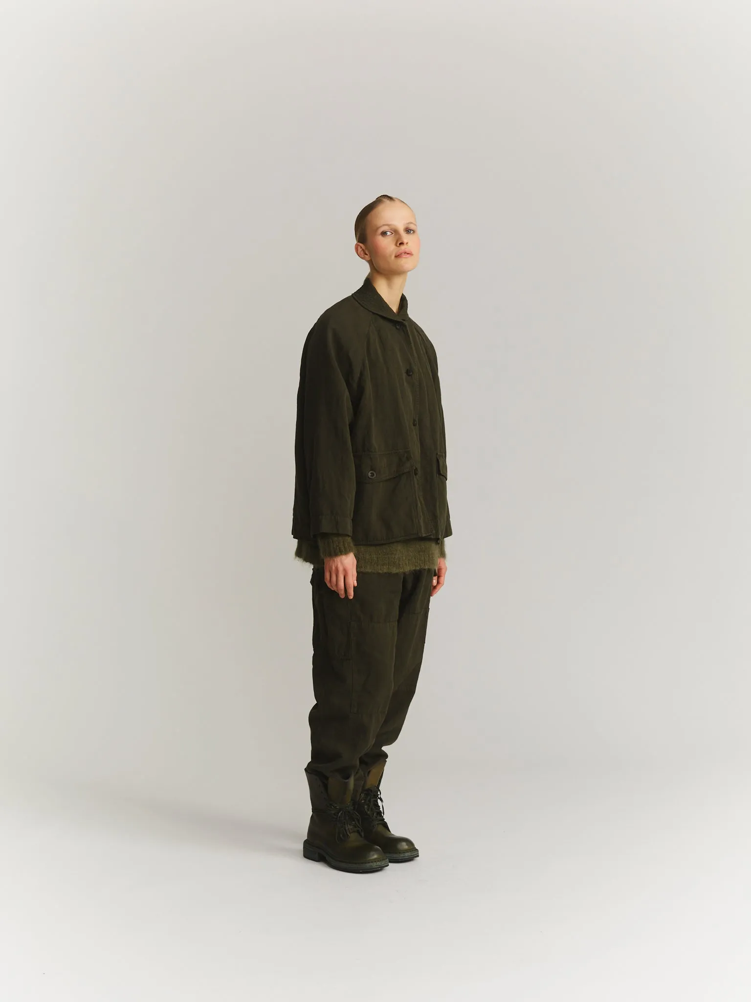 MATHILDE JACKET - BIG 2/2 - DARK KHAKI sold by Casey Casey Womens product image thumbnail 5
