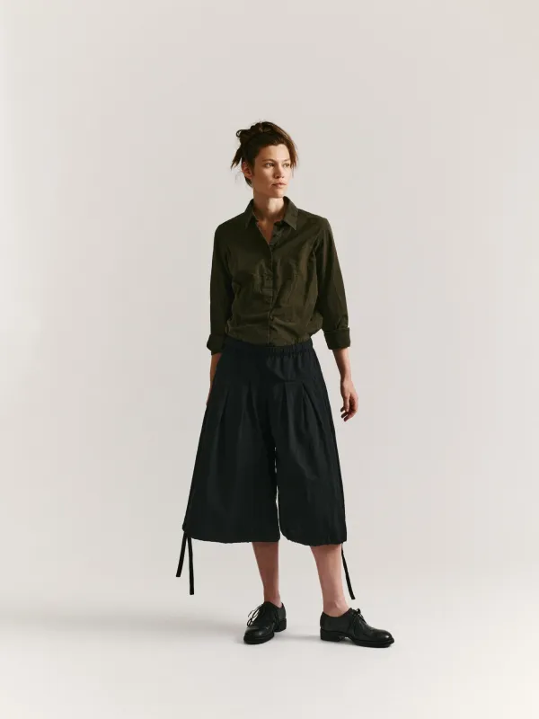 PLI SHORT - PAPER COT - BLACK made by Casey Casey