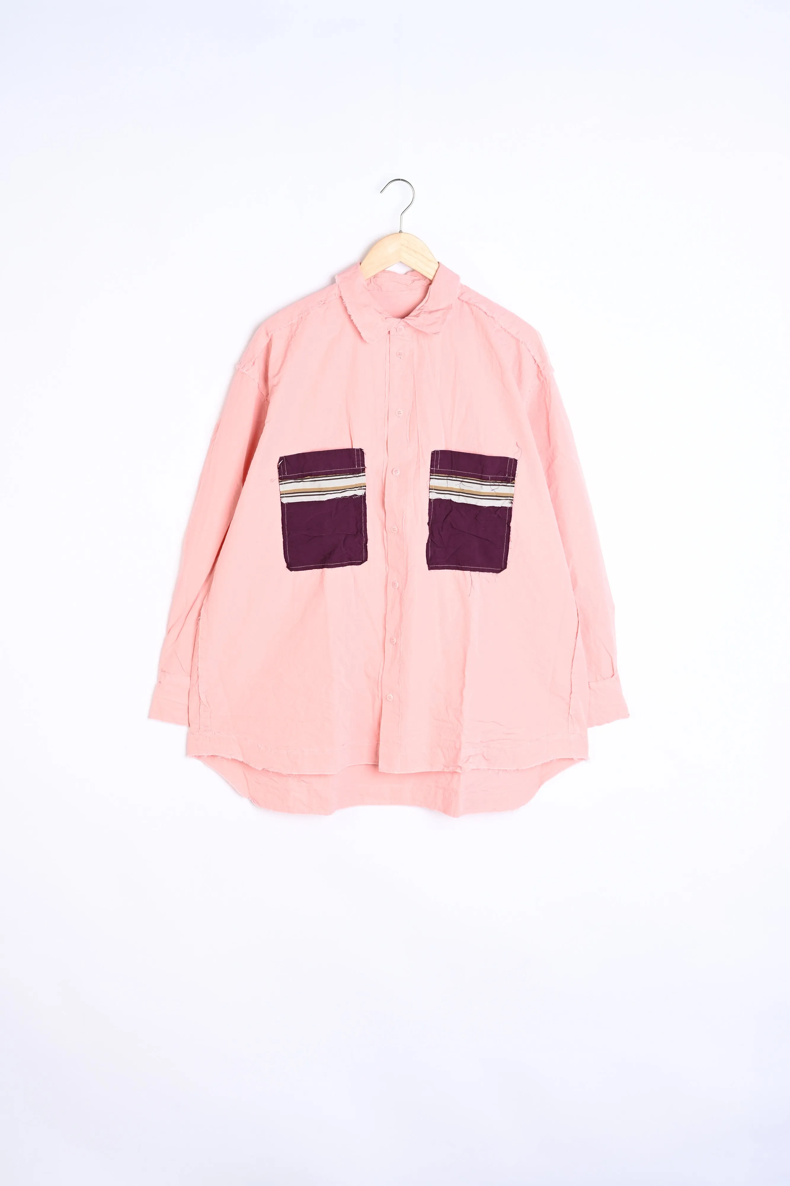 HAMNET SHIRT POCKET PATCHWORK - CAMELIA PINK sold by Casey Casey Womens product image thumbnail 2