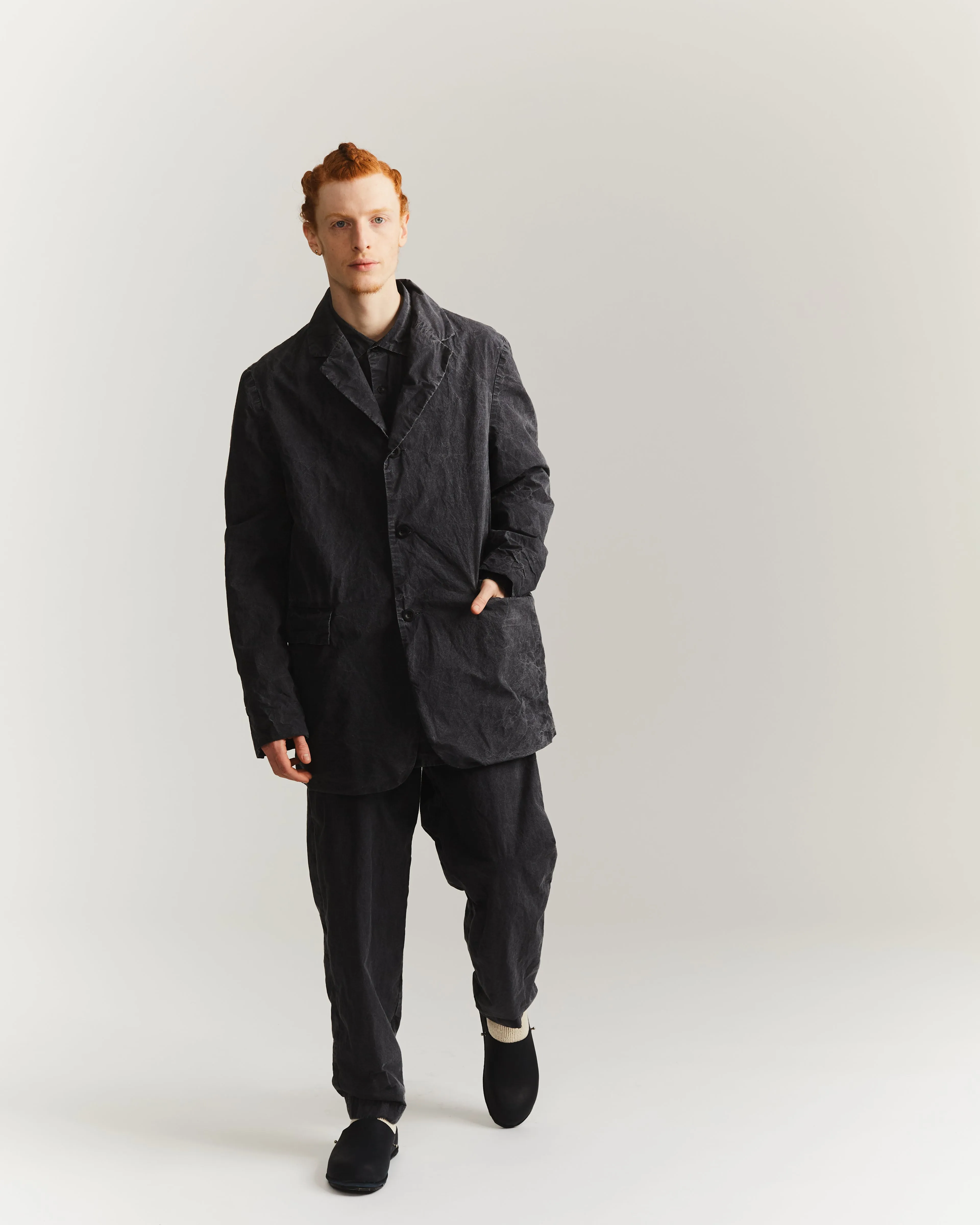 J JACKET - PRINT UNI - BLACK sold by Casey Casey product image thumbnail 5