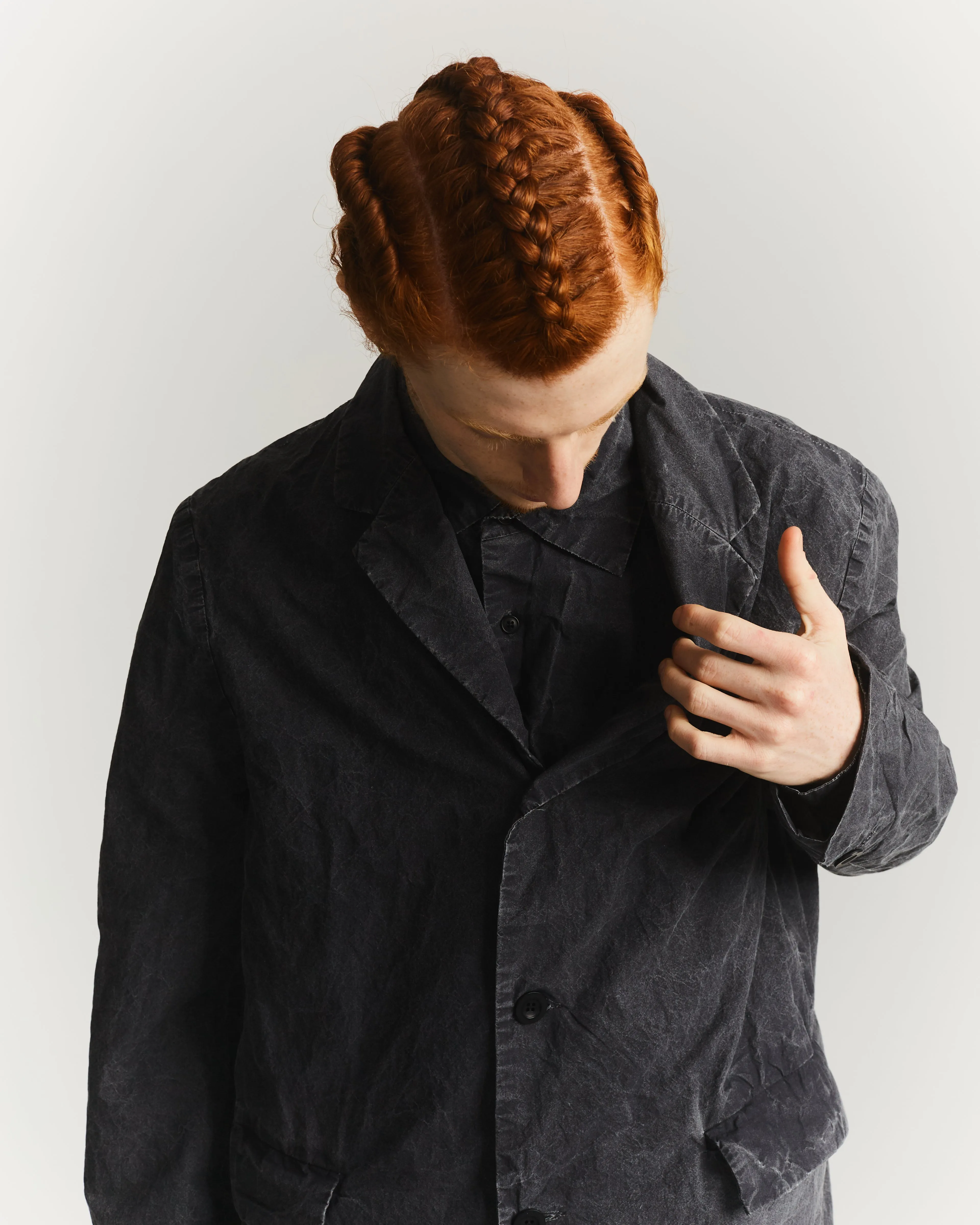 J JACKET - PRINT UNI - BLACK sold by Casey Casey product image thumbnail 3