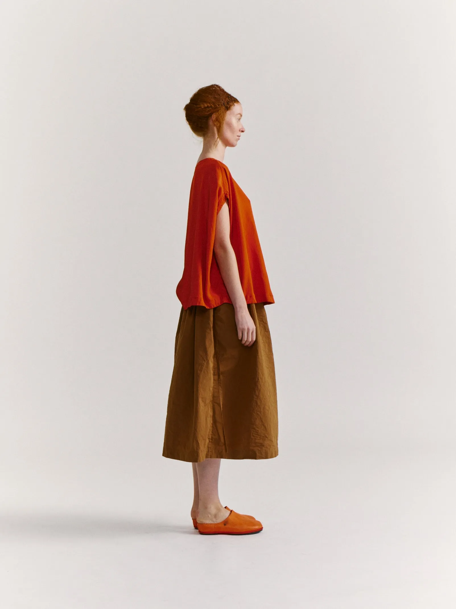 FRANCESCA TOP - TULIPY - FLAME sold by Casey Casey Womens product image thumbnail 5