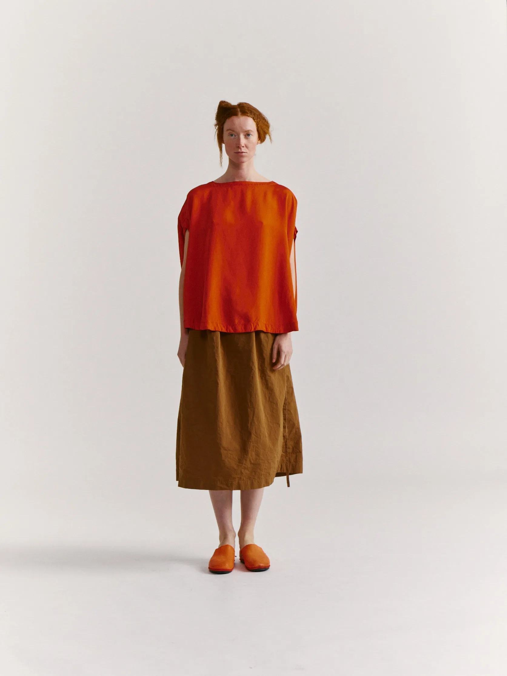 FRANCESCA TOP - TULIPY - FLAME sold by Casey Casey Womens product image thumbnail 3