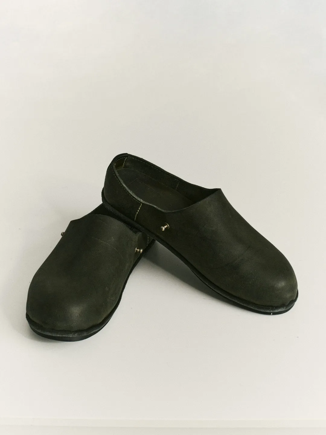 CLOGS - GROPPONE - DARK KHAKI sold by Casey Casey