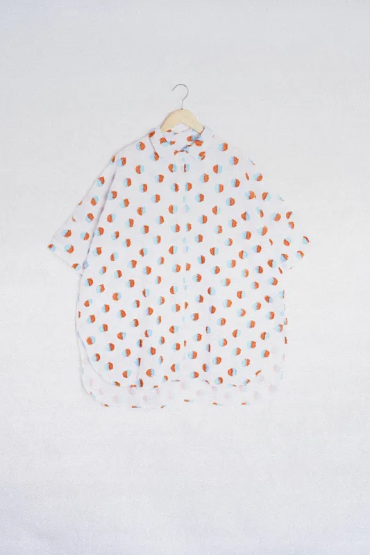 ODEM SHORT SHIRT SS- POMPOM - AS IS made by Casey Casey
