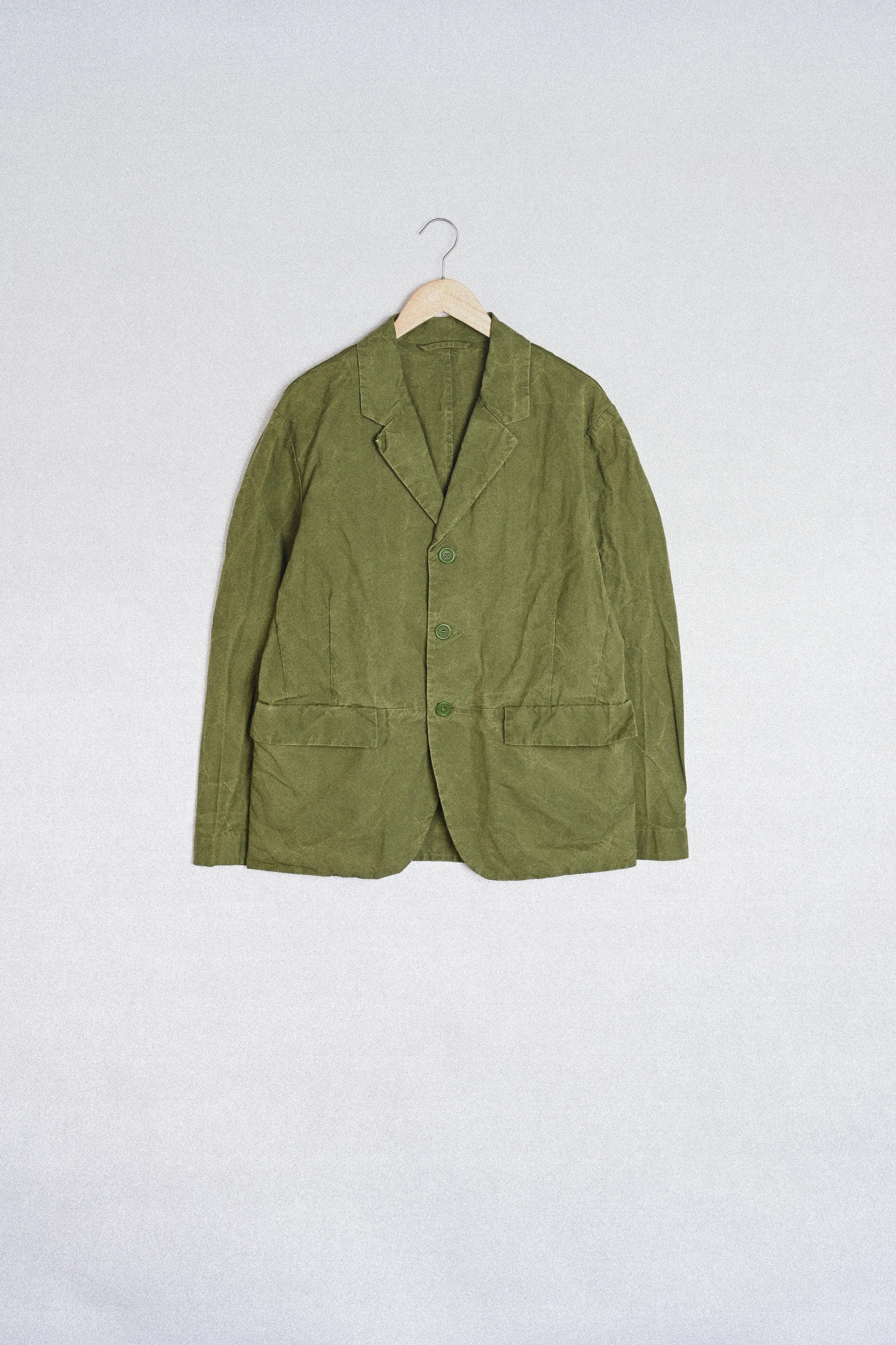 FLAG JACKET - COT 200 - GREEN sold by Casey Casey Womens