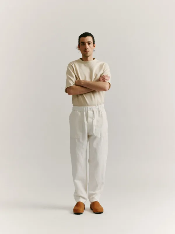 JOG AH MILITAIRE PANT - CLEANY - OFF WHITE sold by Casey Casey Womens