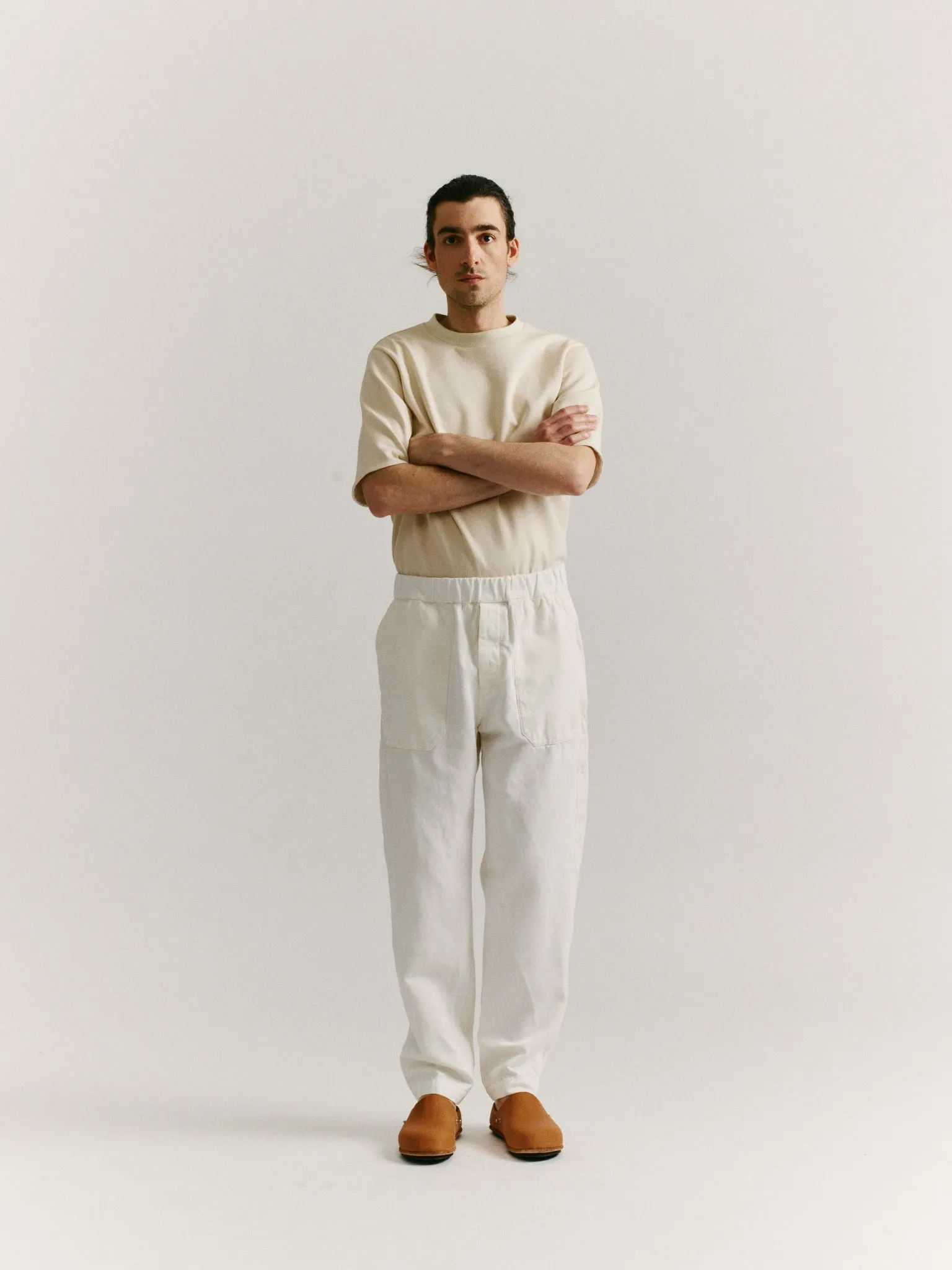 JOG AH MILITAIRE PANT - CLEANY - OFF WHITE sold by Casey Casey Womens