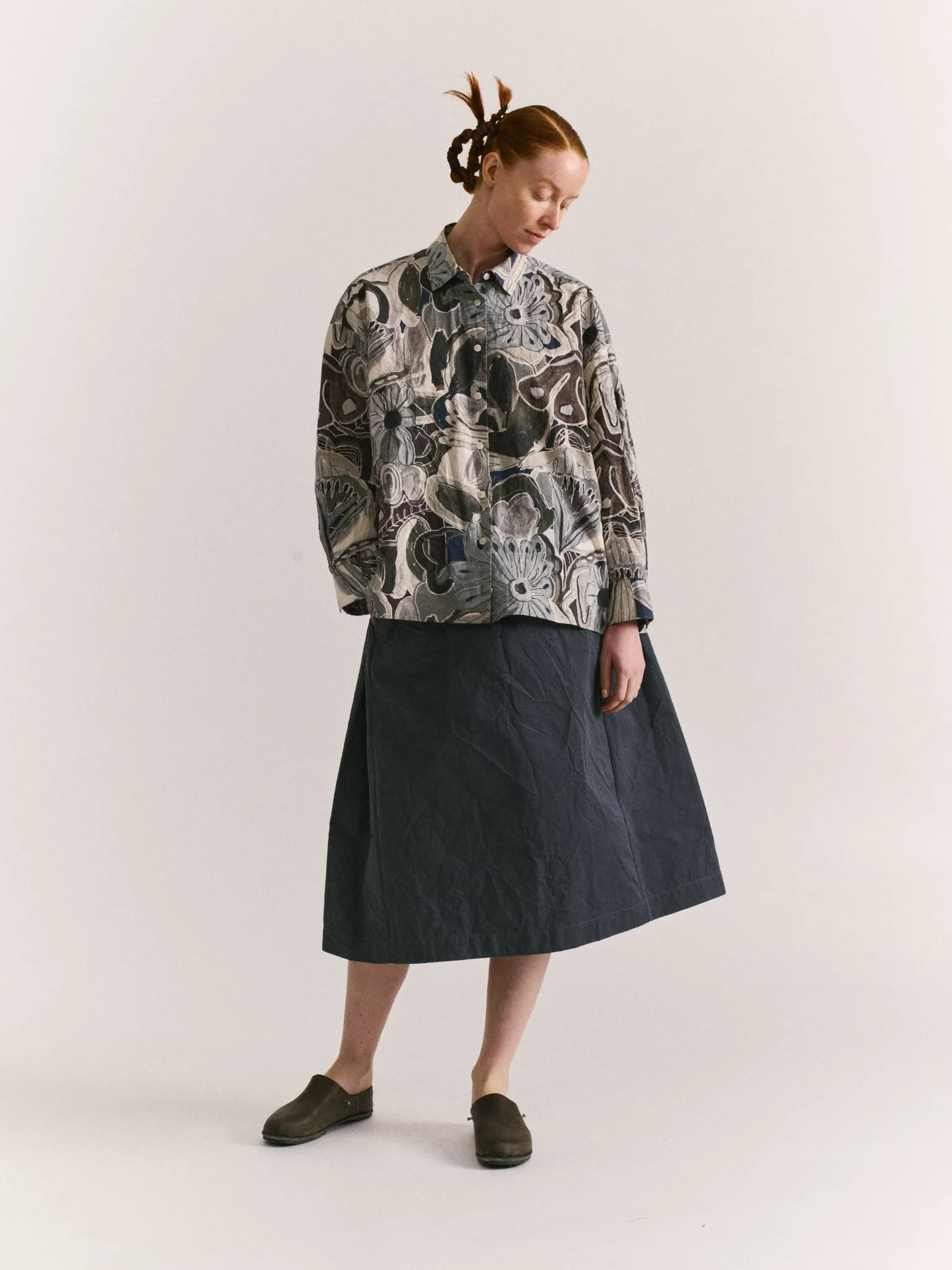 MANON SHIRT - PRINT - GREYS sold by Casey Casey Womens product image thumbnail 4