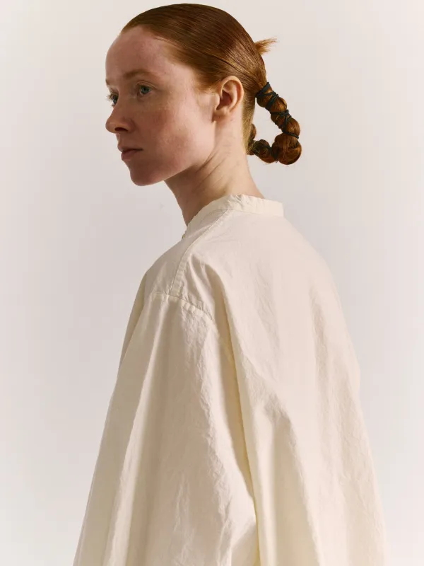 BIGGY GRANDAD SHIRT - H COT - NATURAL sold by Casey Casey Womens