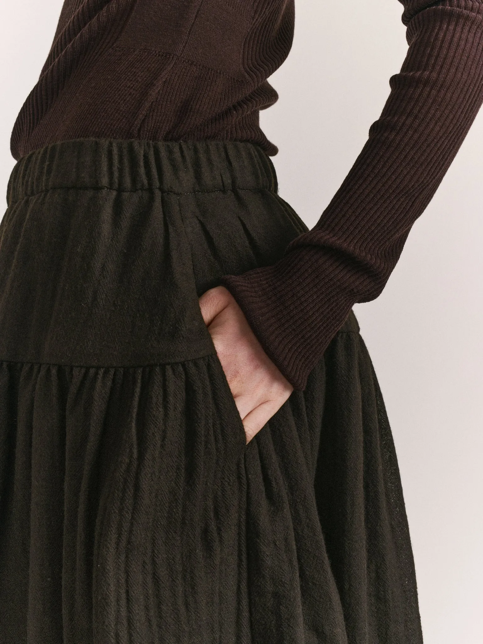 UPUP SKIRT - FOSCA - DARK BROWN sold by Casey Casey product image thumbnail 5