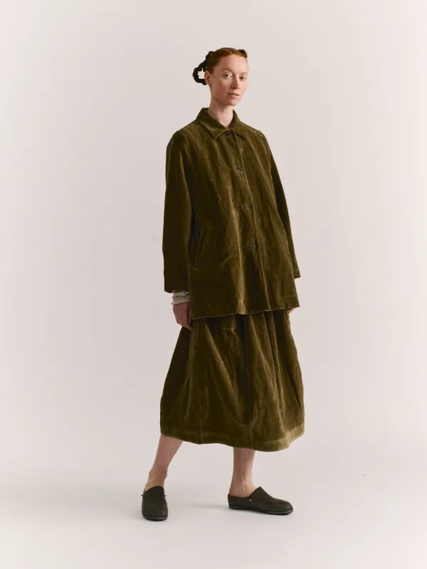 SOLEIL JACKET - MID VELVET - TAUPE made by Casey Casey