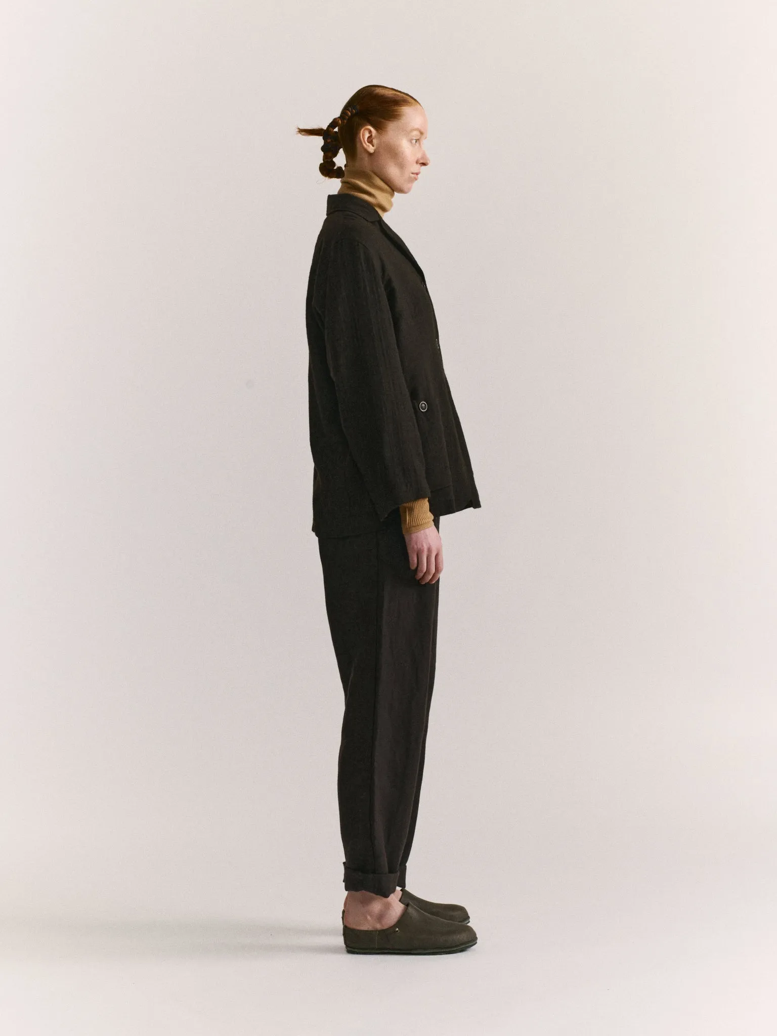 VAL JACKET - FOSCA - DARK BROWN sold by Casey Casey product image thumbnail 3