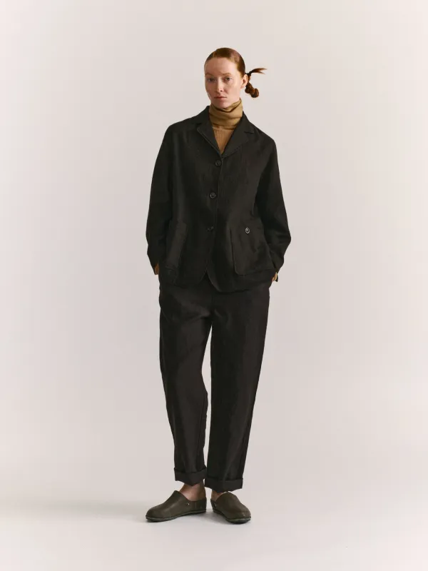 VAL JACKET - FOSCA - DARK BROWN sold by Casey Casey Womens