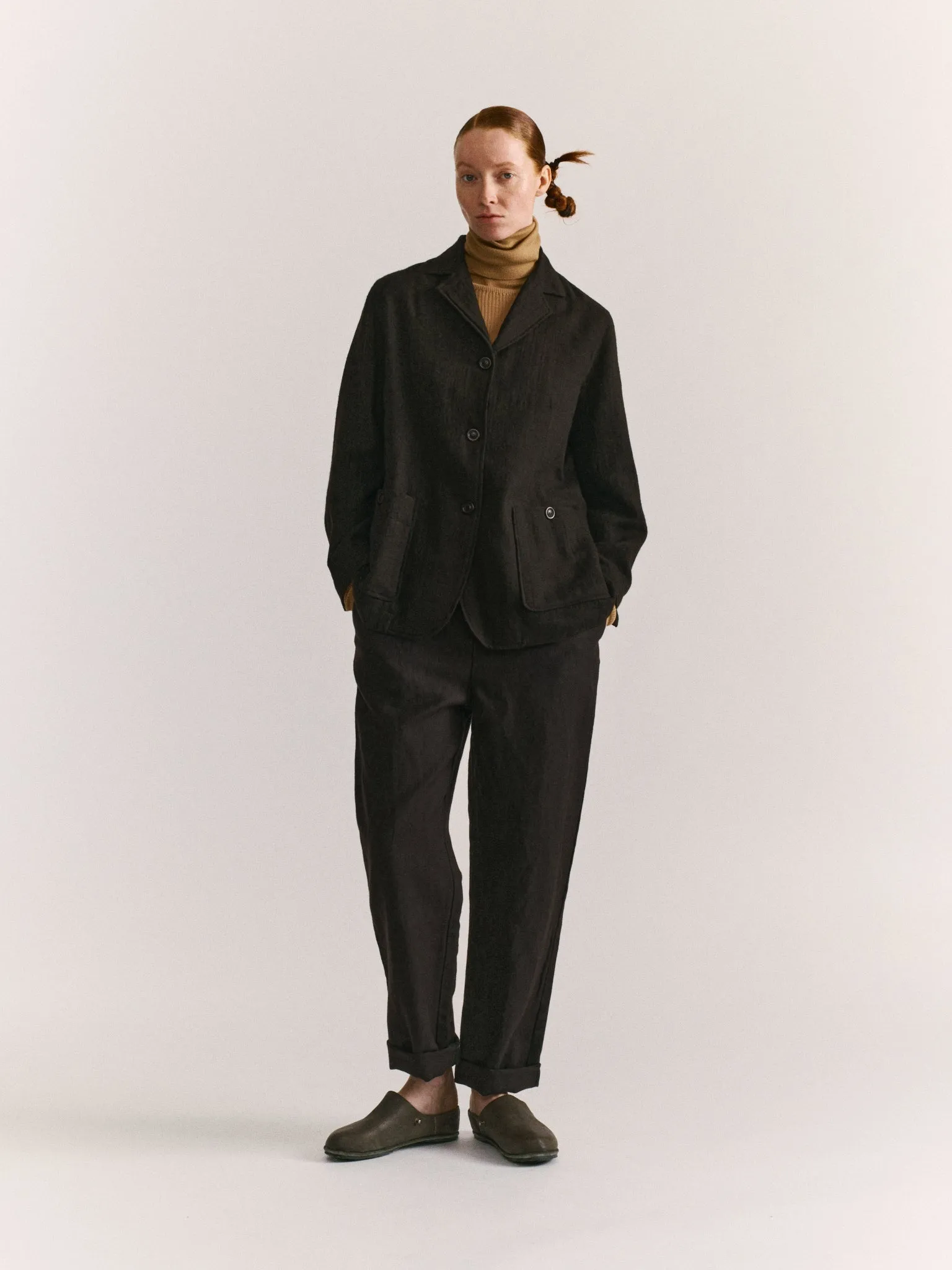 VAL JACKET - FOSCA - DARK BROWN sold by Casey Casey