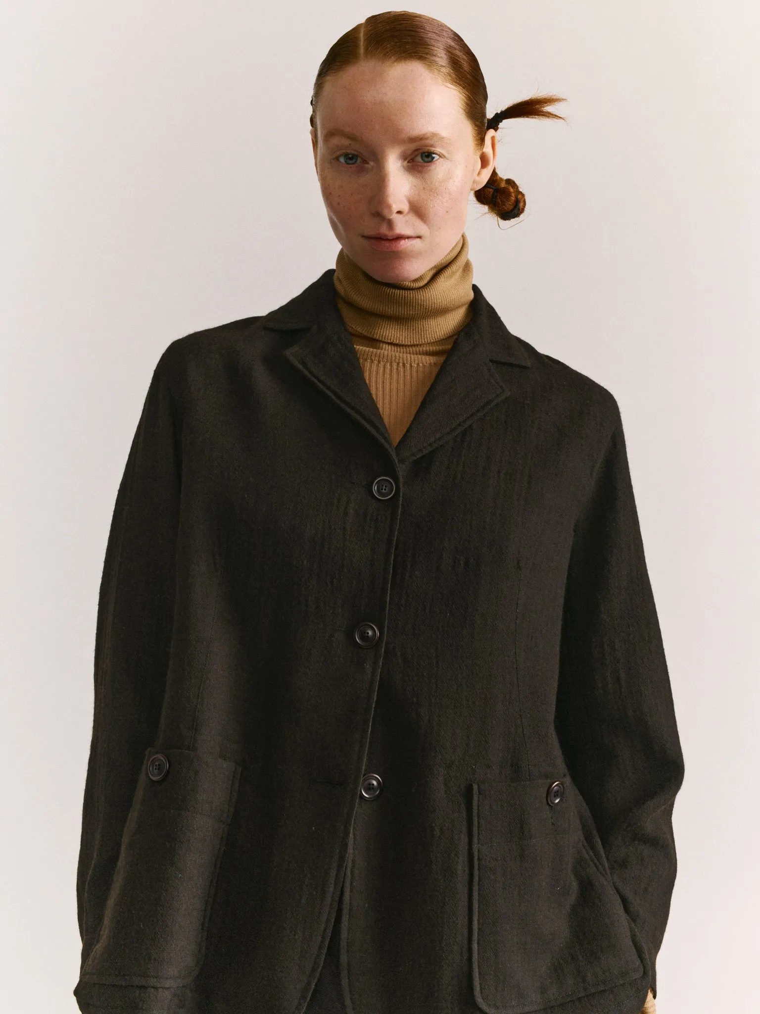 VAL JACKET - FOSCA - DARK BROWN sold by Casey Casey product image thumbnail 5