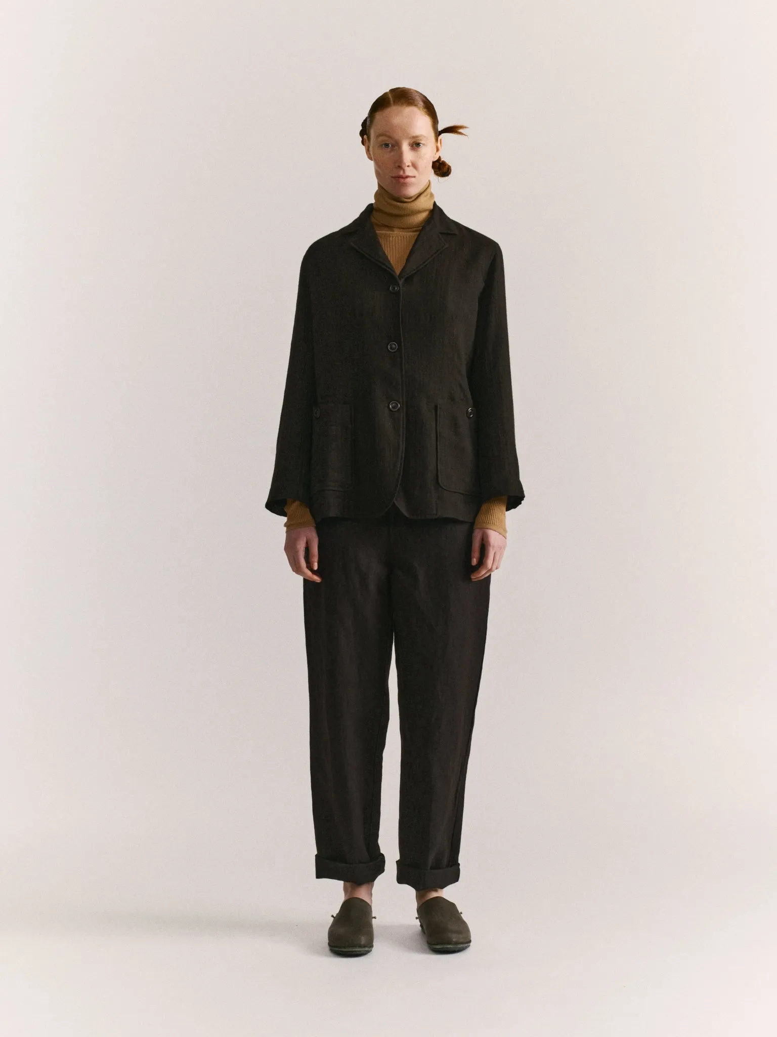 VAL JACKET - FOSCA - DARK BROWN sold by Casey Casey product image thumbnail 2