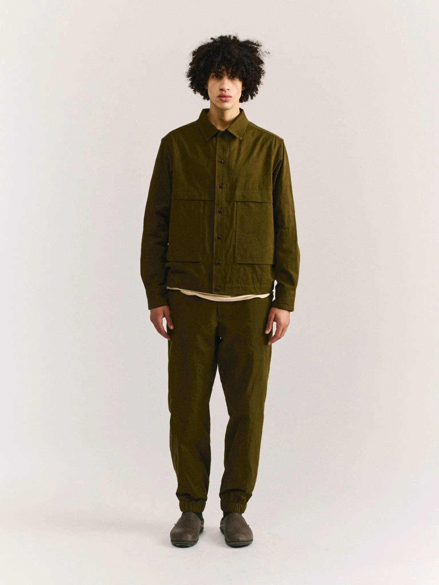 FABU SHIRT - DOUBLE COT - GREEN LAKE sold by Casey Casey