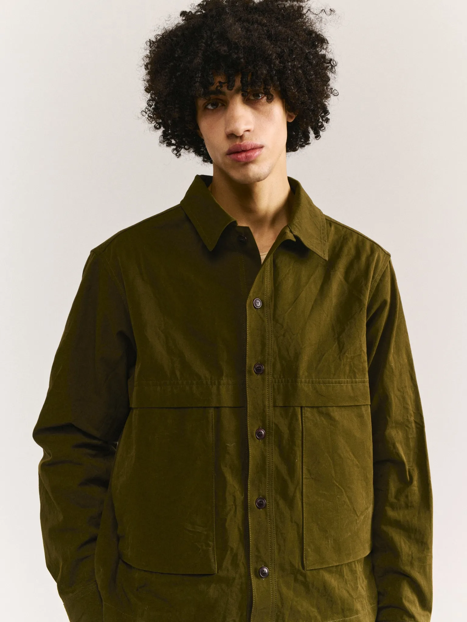 FABU SHIRT - DOUBLE COT - GREEN LAKE sold by Casey Casey product image thumbnail 4