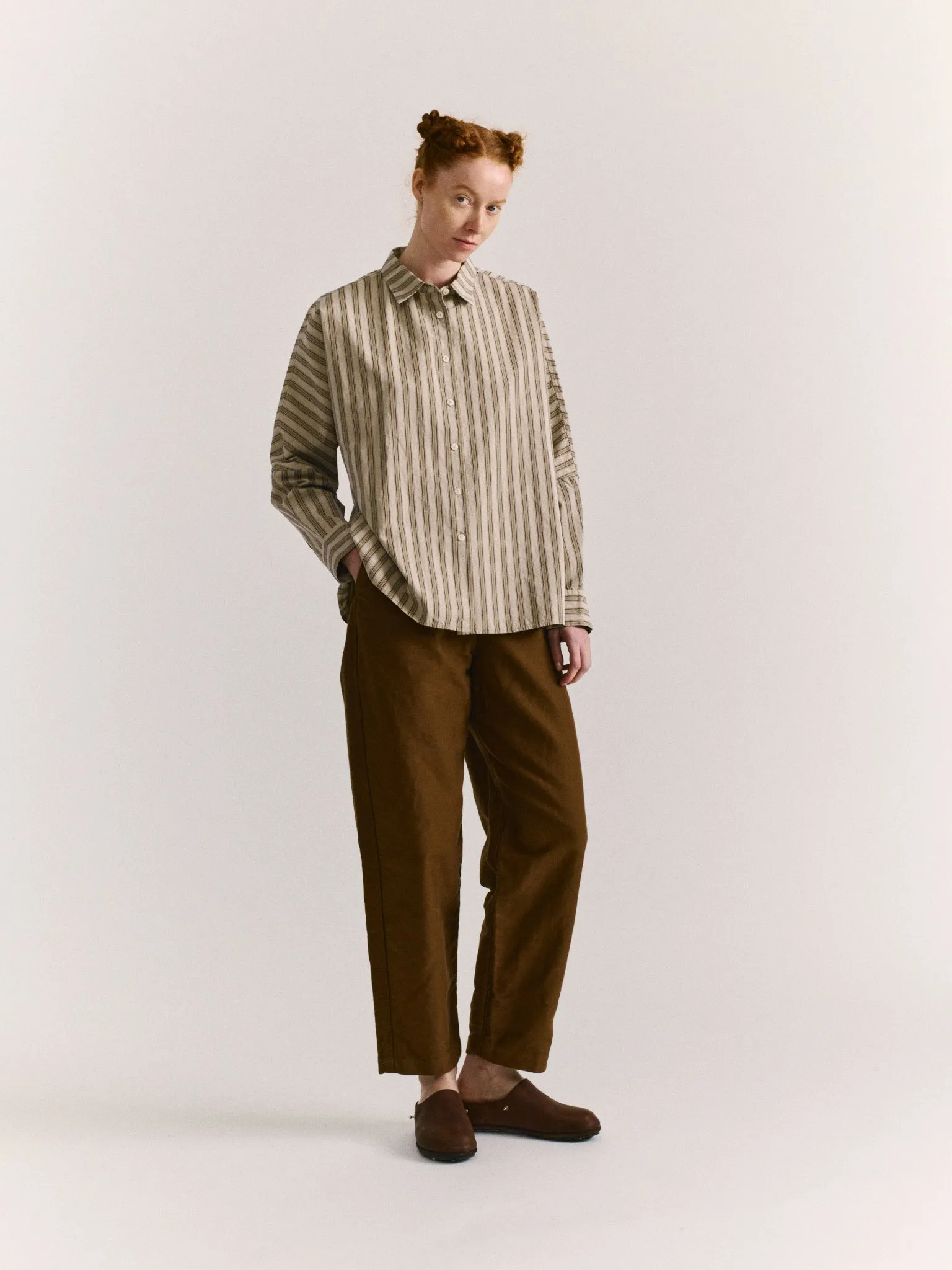 WAGA SHIRT - PAPER COT STRIPE - AS IS N°3 sold by Casey Casey