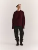 SOFTY JUMPER - WO CASH - PRUNE sold by Casey Casey Womens