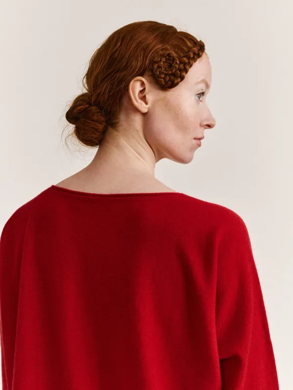 SEAMLESS JUMPER - CASH - RED made by Casey Casey